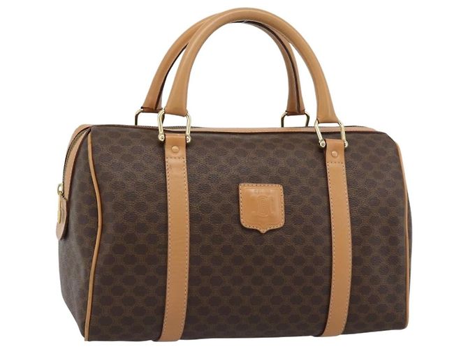 Céline Celine Vintage Boston Macadam Coated Canvas Medium - vue 3