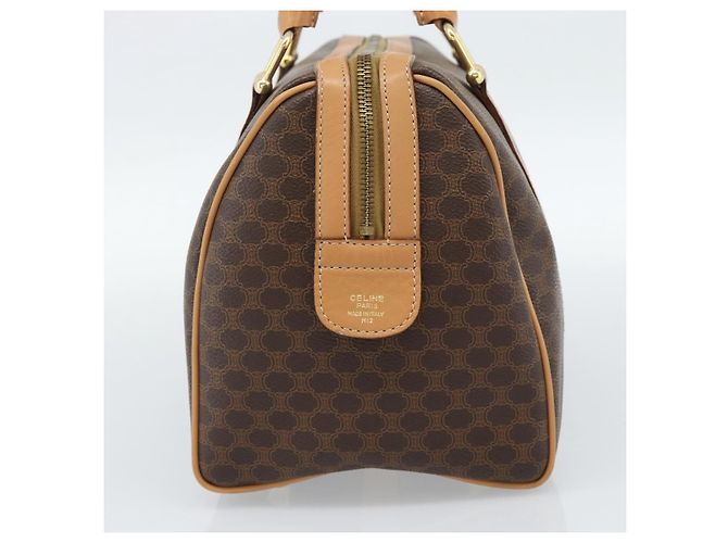 Céline Celine Vintage Boston Macadam Coated Canvas Medium - vue 6