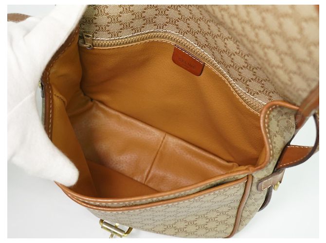 Edge Céline Celine Vintage Macadam Canvas and Leather - Ansicht 4