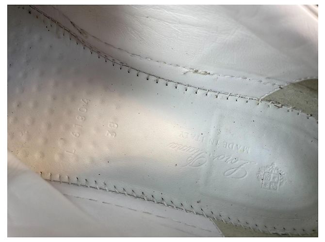 Sneakers Loro Piana in pelle bianca - vista 13