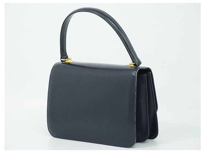 Gucci Vintage Top Handle Flap Leather with Chain Detail Small - vista 2