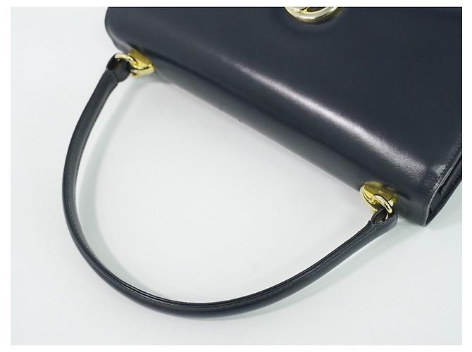 Gucci Vintage Top Handle Flap Leather with Chain Detail Small - vista 6