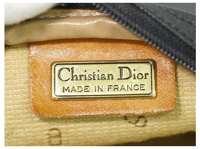 Borsa a tracolla Christian Dior CD in tela e pelle - vista 6