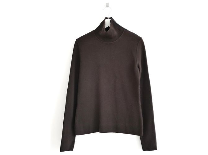 Pull en laine Prada Sport Linea Rossa à col roulé - vue 2