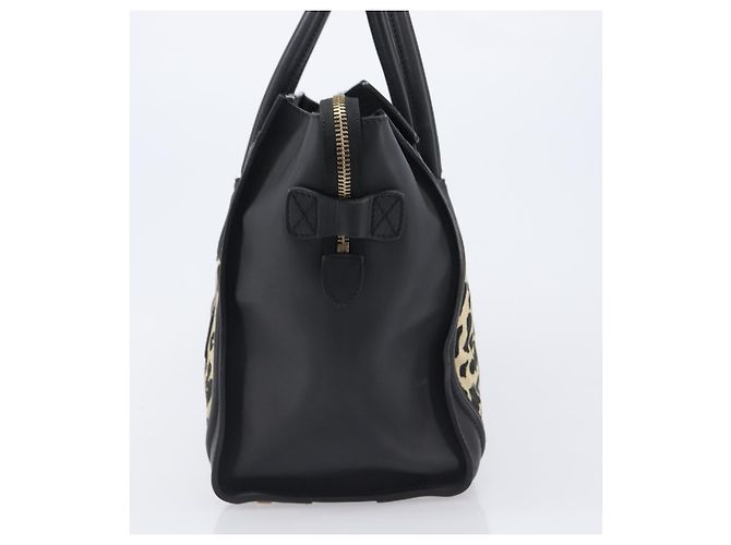Céline Celine Luggage Printed Canvas and Leather Mini - vista 3