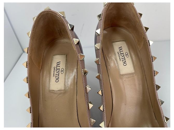 Décolleté Valentino Garavani Rockstud in pelle - Viola - vista 9