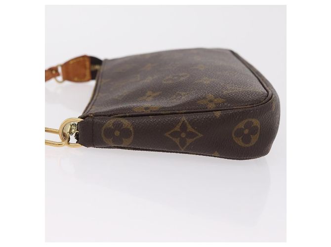 Louis Vuitton Pochette Accessoires NM Monogram Canvas Castaño - vista 4