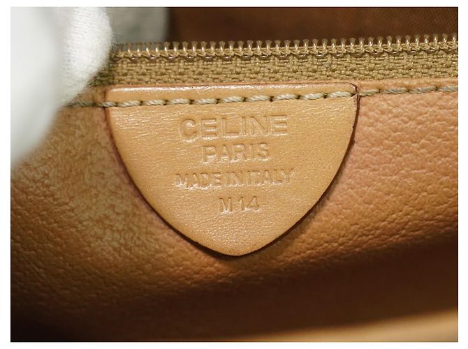 Edge Céline Celine Vintage Macadam Canvas and Leather - view 5