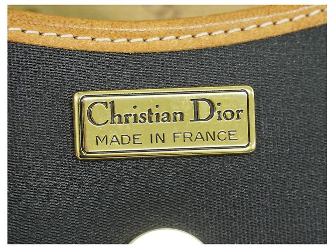 Borsa a tracolla Christian Dior CD in tela e pelle - vista 5