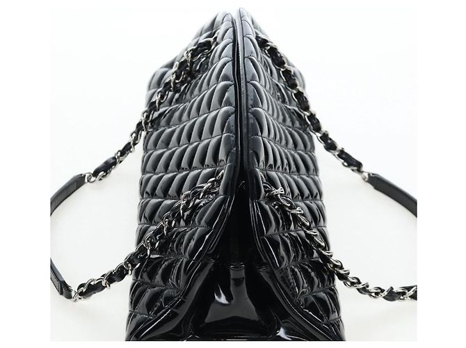 Chanel Just Mademoiselle Quilted Patent Small - Ansicht 7