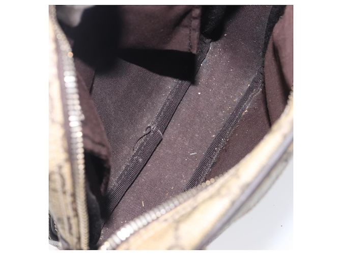 Gucci Messenger-Tasche mit Fronttasche mit Reißverschluss aus GG coated Canvas medium - Ansicht 5