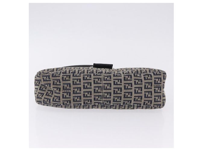 Borsa Fendi Baguette Zucca Canvas Small - vista 4