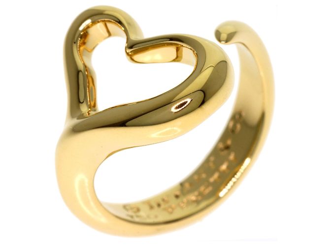 Autre Marque Tiffany & Co. Open Heart Ring aus Gelbgold - Ansicht 2