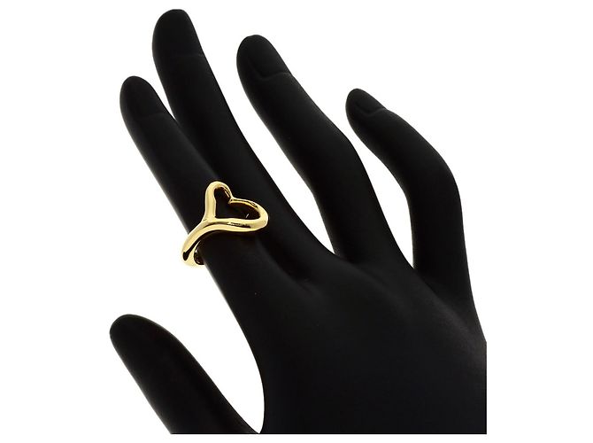 Autre Marque Tiffany & Co. Open Heart Ring aus Gelbgold - Ansicht 6