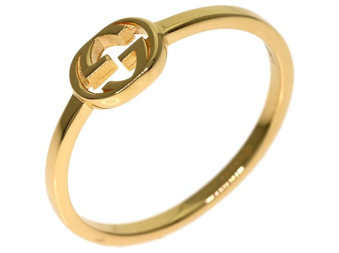 Anillo Gucci Interlocking #8 en oro amarillo de 18K - vista 2
