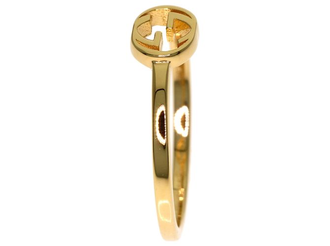 Anillo Gucci Interlocking #8 en oro amarillo de 18K - vista 3