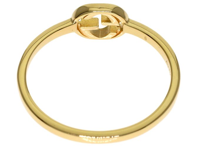 Anillo Gucci Interlocking #8 en oro amarillo de 18K - vista 4