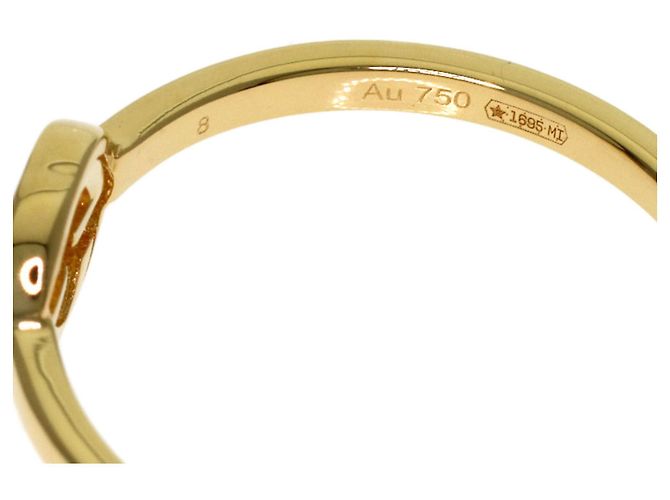 Anillo Gucci Interlocking #8 en oro amarillo de 18K - vista 5