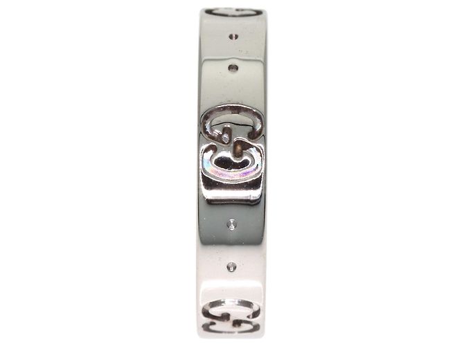 Anello Gucci Icon #9 in oro bianco 18K - vista 3