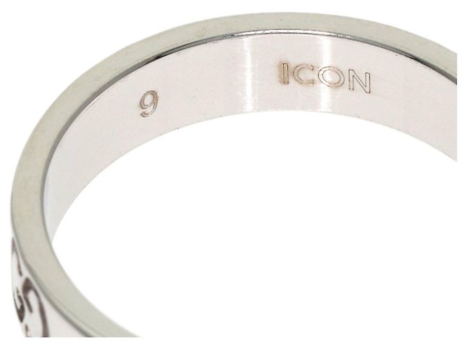 Anello Gucci Icon #9 in oro bianco 18K - vista 5