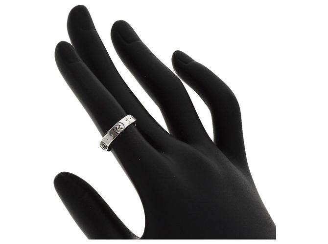Anello Gucci Icon #9 in oro bianco 18K - vista 6