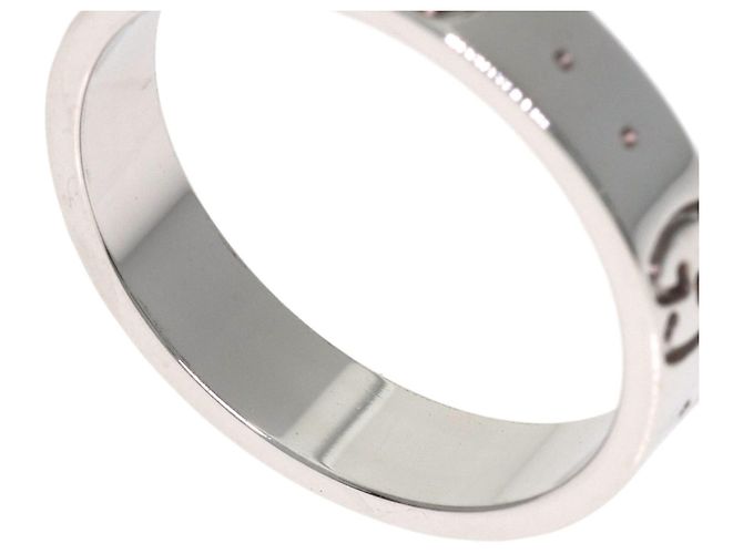 Anello Gucci Icon #9 in oro bianco 18K - vista 7