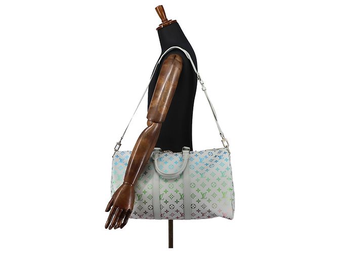 Sac à main Boston Louis Vuitton Keepall Bandoliere 45 - vue 10