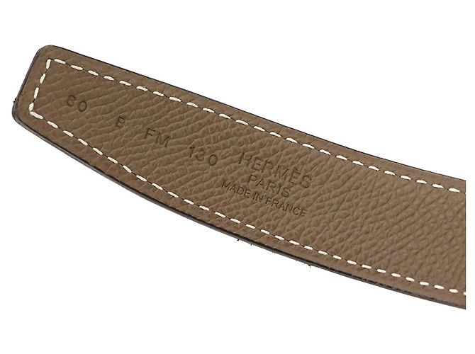 Hermès Cinturón reversible Hermes Mini Constance Guilloché - vista 6