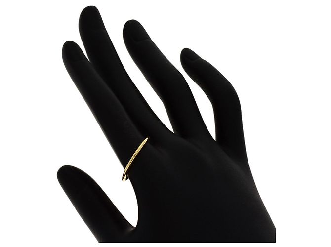 Autre Marque Tiffany & Co. Knife Edge Ring in 18K Gelbgold - Ansicht 5