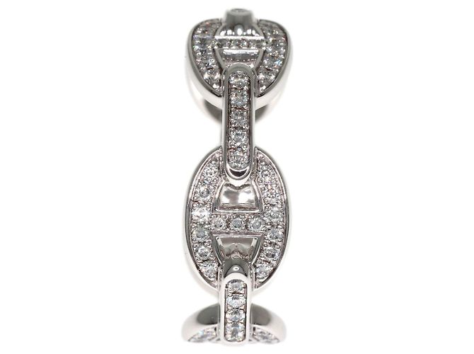 Ring Anel Hermès Chaine d'Ancre Enchainée PM Diamantes - vista 3