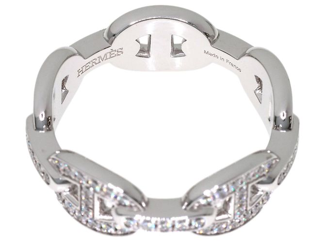Ring Anel Hermès Chaine d'Ancre Enchainée PM Diamantes - vista 4