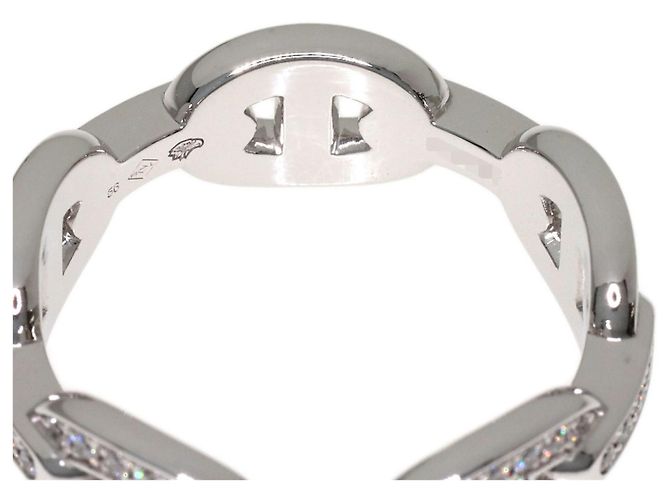 Ring Anel Hermès Chaine d'Ancre Enchainée PM Diamantes - vista 5
