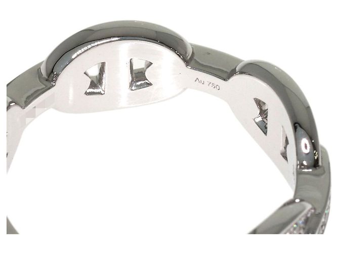 Ring Anel Hermès Chaine d'Ancre Enchainée PM Diamantes - vista 6