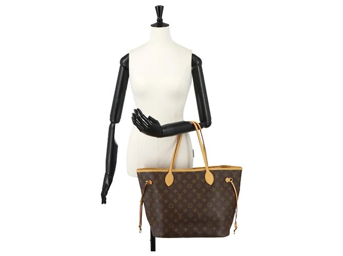 Sac à main cabas Louis Vuitton Neverfull MM Monogram - vue 10