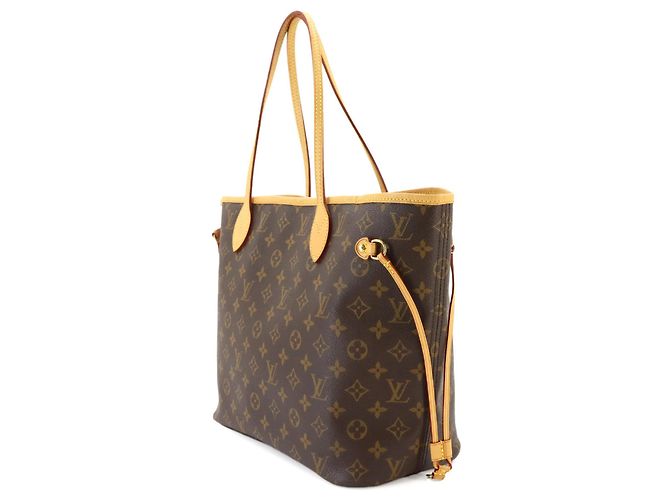 Sac à main cabas Louis Vuitton Neverfull MM Monogram - vue 3