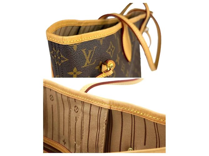 Sac à main cabas Louis Vuitton Neverfull MM Monogram - vue 9