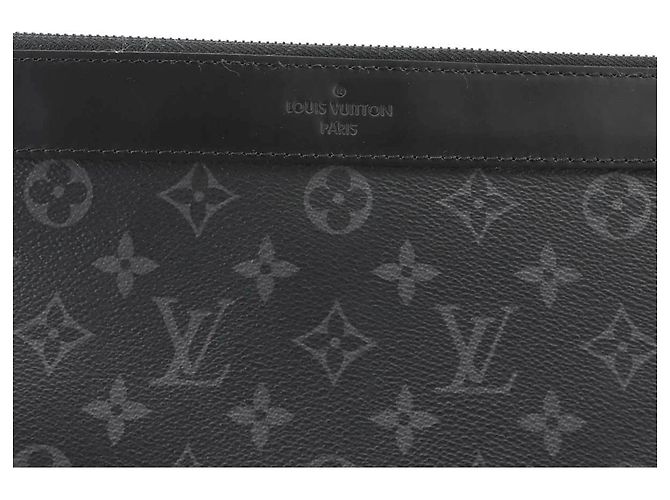 Louis Vuitton Monogram Eclipse Pochette Discovery Clutch - vista 7