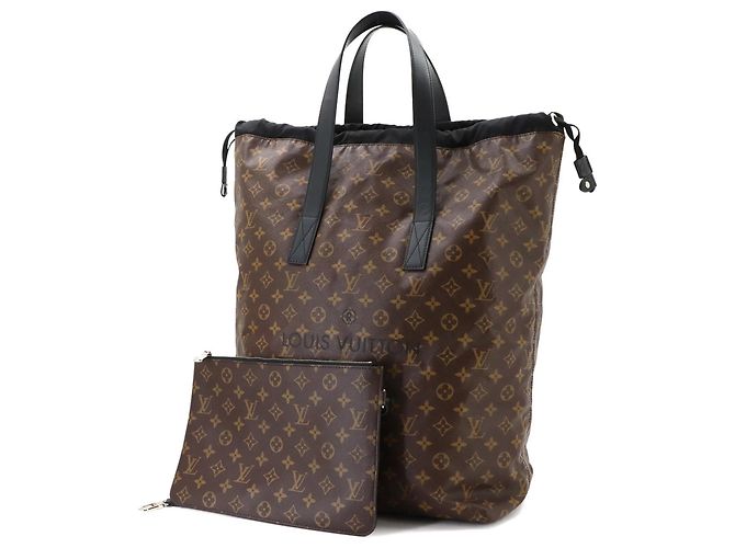 Borsa a mano Louis Vuitton Fragment Monogram Macassar Cabas Light Tote - vista 2
