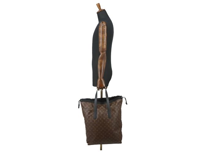 Borsa a mano Louis Vuitton Fragment Monogram Macassar Cabas Light Tote - vista 9
