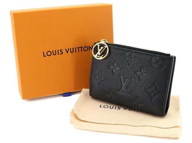 Louis Vuitton Monogram Empreinte Portefeuille Lisa Bi-fold Wallet Noir - vista 2