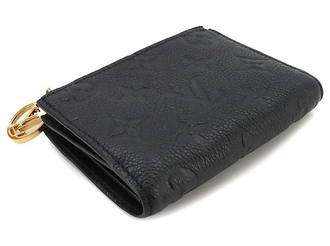 Louis Vuitton Monogram Empreinte Portefeuille Lisa Bi-fold Wallet Noir - vista 4