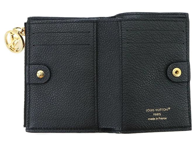Louis Vuitton Monogram Empreinte Portefeuille Lisa Bi-fold Wallet Noir - vista 6