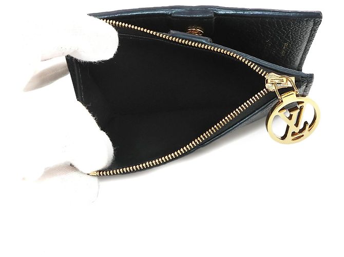 Louis Vuitton Monogram Empreinte Portefeuille Lisa Bi-fold Wallet Noir - vista 7