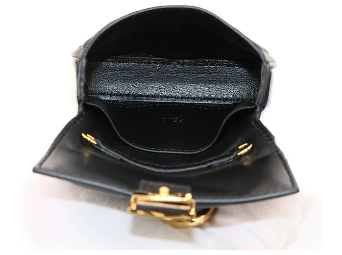 Borsa a tracolla Fendi Nano Baguette Mini con catena - vista 7