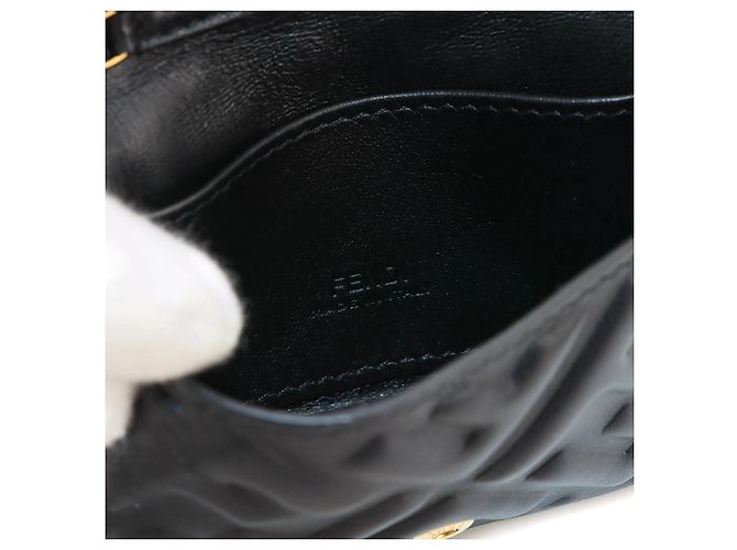 Borsa a tracolla Fendi Nano Baguette Mini con catena - vista 8