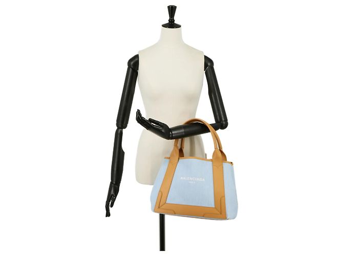 Bolso Cabas Small Balenciaga Navy - vista 10