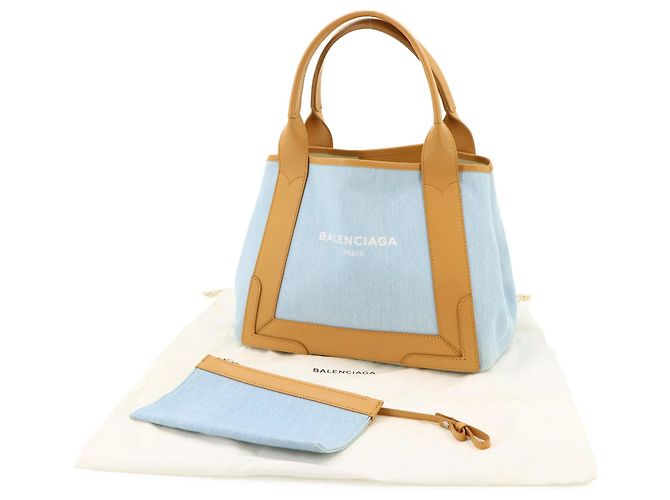 Bolso Cabas Small Balenciaga Navy - vista 2