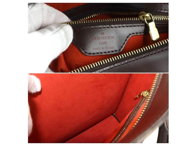 Sac à main cabas Louis Vuitton Damier Venice PM - vue 7