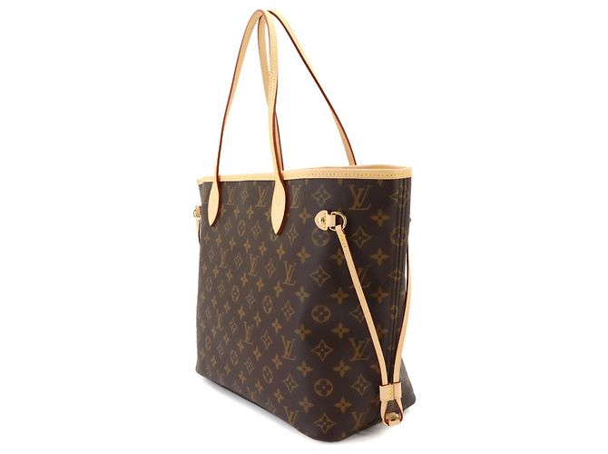 Sac à main cabas Louis Vuitton Neverfull MM Monogram - vue 3