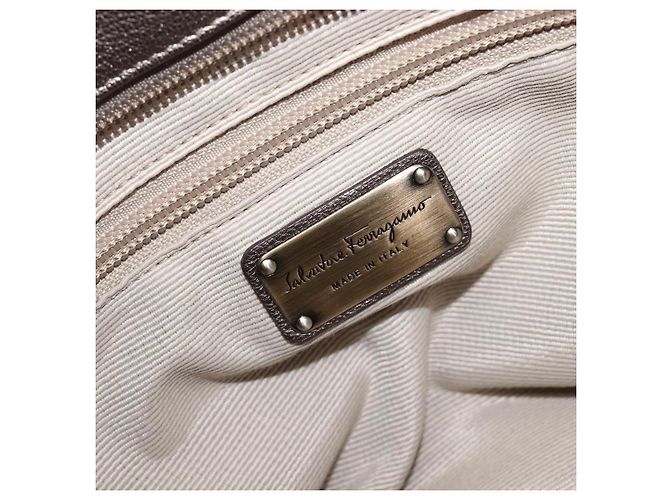 Salvatore Ferragamo Vala Shopper aus Leder - Ansicht 6